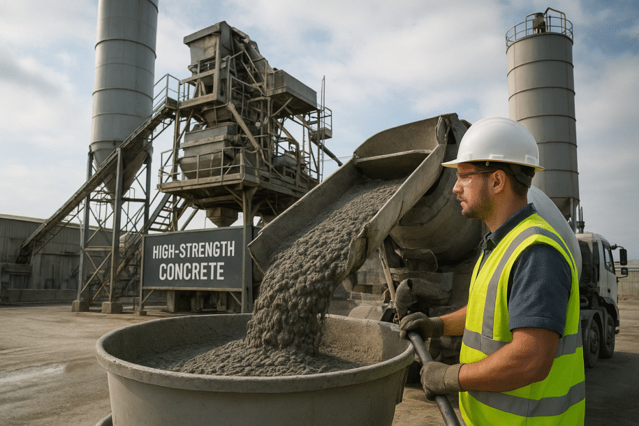 High Strength Concrete Produce in Bangladesh